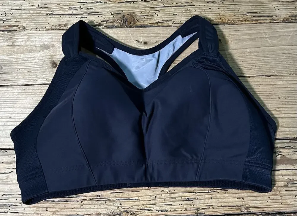 Syrokan Women’s Size 38D Black Sports Bra